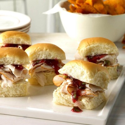 Pope Valley Winery Llc Recipes Turkey Sliders With Brie Arugula